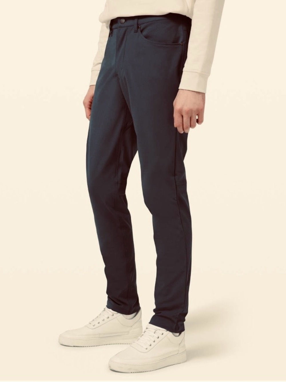 Lululemon ABC Pant Slim Warpstreme Dark Grey W31 *Hemmed